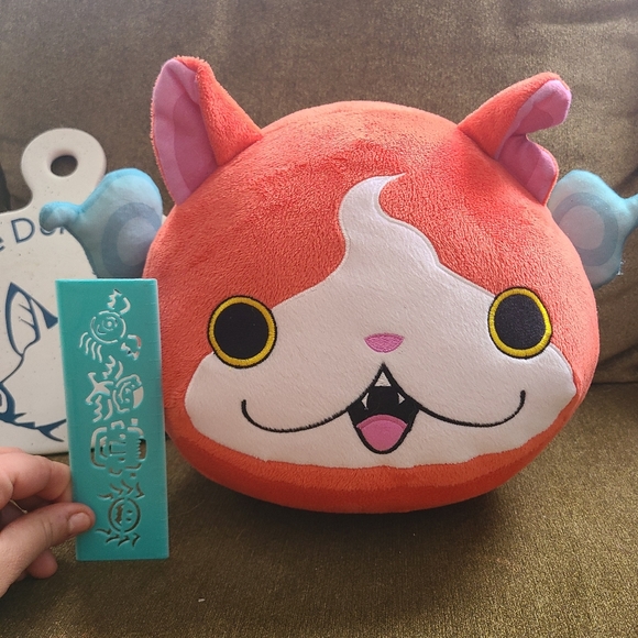 Toys Jibanyan Stuffed Round Plush Pillow Doll Youkai Yokai Yokai